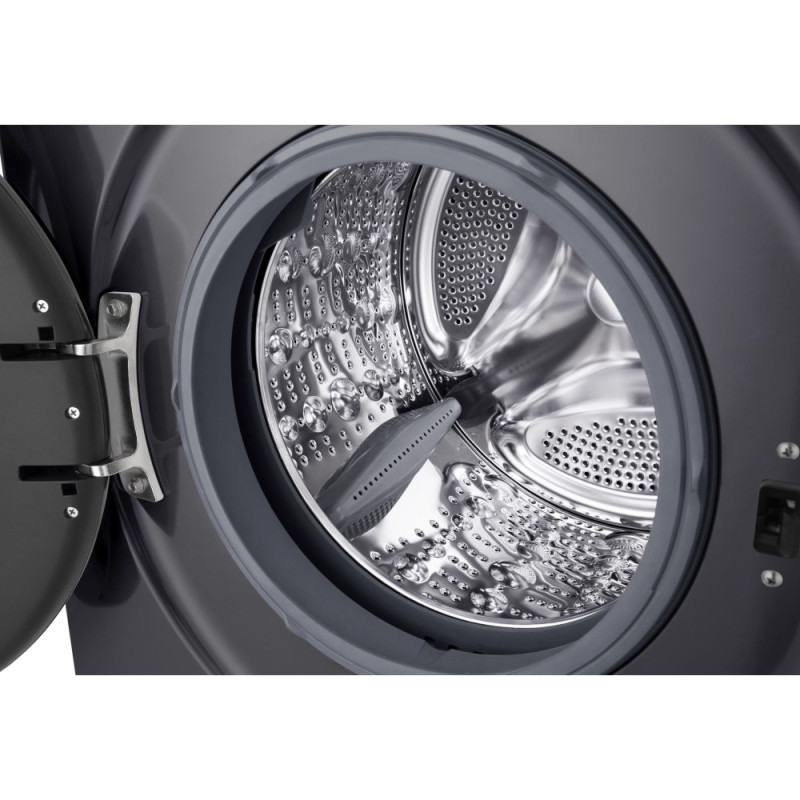 LG WM front load, 9kg, A+++, anthracite (F2Y1VS5J)