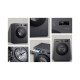 LG WM front load, 9kg, A+++, anthracite (F2Y1VS5J)