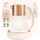 Russell Hobbs Electric kettle Calm, 1.7L, glass, white-copper (27450-70)