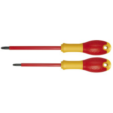 Stanley Набор отверток FatMax Borneo изолированных, 2ед Ph1x100; Ph2x125 (FMHT0-62648)