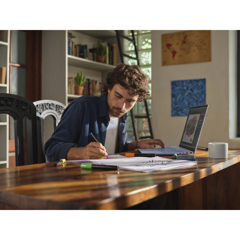 HP Ноутбук HP OmniBook 5 16-af1018ua 16" 2K IPS AG, Intel U7-255U, 16GB, F512GB, UMA, DOS, блакитний (BV5W9EA)