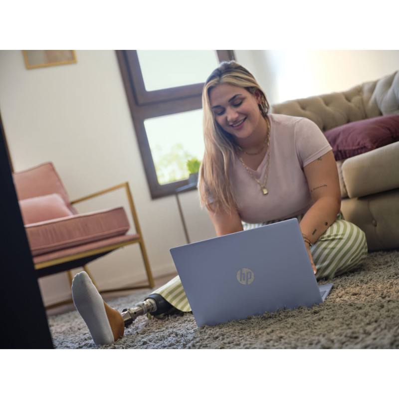 HP Ноутбук HP OmniBook 5 16-af1018ua 16" 2K IPS AG, Intel U7-255U, 16GB, F512GB, UMA, DOS, блакитний (BV5W9EA)
