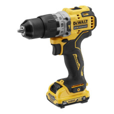DeWALT Дриль-шурупокрут ударний DeWalt XR Li-Ion 12В акб 2х2А·год 57.5Нм 425-1500об/хв патрон 10мм кейс 0.96кг (DCD706D2)