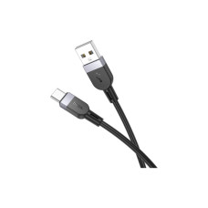 Дата кабель USB 2.0 AM to USB-C 1.0m silicone X109 Energy black HOCO (6942007636247)
