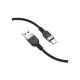 Дата кабель USB 2.0 AM to USB-C 1.0m silicone X109 Energy black HOCO (6942007636247)