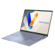 ASUS Ноутбук Vivobook S 14 S5406SA-PP113 14" 3K OLED, Intel Ultra 5 226V, 16GB, F1TB, UMA, NoOS, Блакитний (90NB15R2-M00FW0)