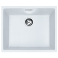 Franke Kitchen sink Sirius, tectonite, built-in, without wing, bowl - 1, 525x440x200, SID 110-50, white (125.0395.608)