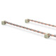 Digitus Potential equalization bar set, 2 pcs., 820 mm 2x 24 connection points, incl. earthing leads (DN-19-EARTH-L)