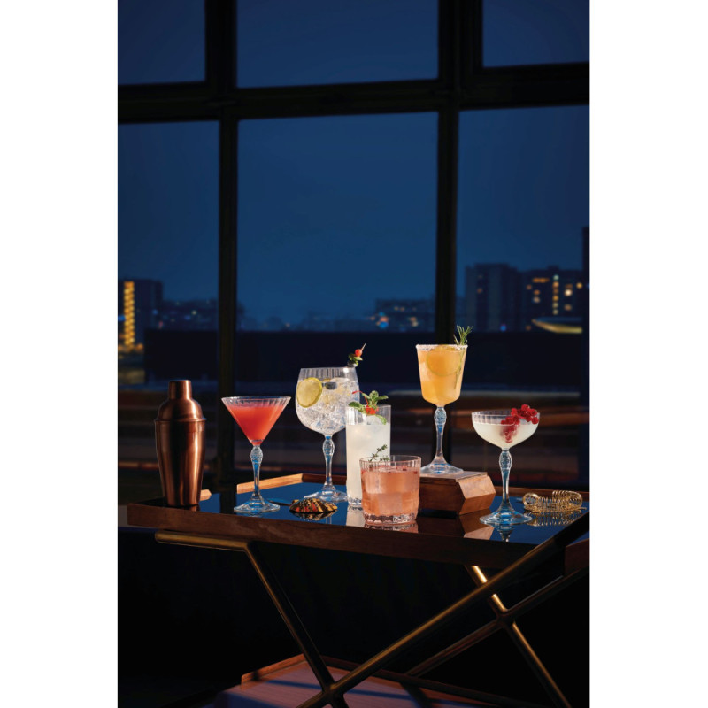 Bormioli Rocco Set of long drink glasses America'20s Cooler, 490ml, h162mm, 6pcs, glass, transparent (122141BB9121990)