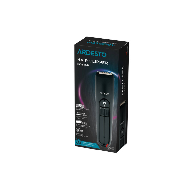 ARDESTO Машинка для стрижки HC-Y10-B/5 Вт/черный/LED-индикация заряда