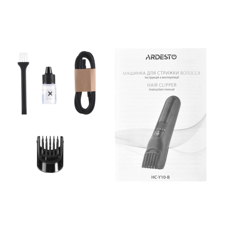 ARDESTO Машинка для стрижки HC-Y10-B/5 Вт/черный/LED-индикация заряда