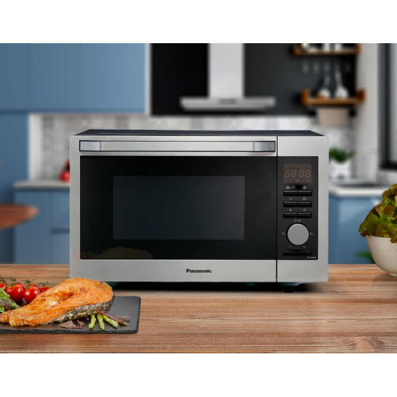 Panasonic Microwave oven, 30L, 1000W, grill, display, inox (NN-C69MSZPE)
