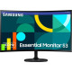 Samsung Монітор 27" S27D360 D-Sub, HDMI, VA, 100Hz, 4ms, CURVED (LS27D360GAIXCI)