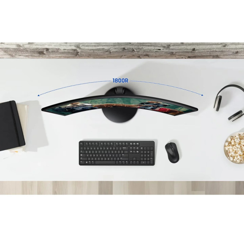 Samsung Монітор 27" S27D360 D-Sub, HDMI, VA, 100Hz, 4ms, CURVED (LS27D360GAIXCI)