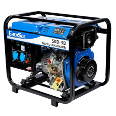 EnerSol diesel generator, 230V, 2.8/3kW, AVR, casing, 85kg (SKD-3B)