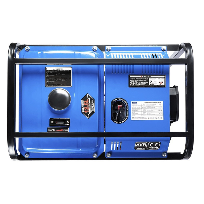 EnerSol diesel generator, 230V, 2.8/3kW, AVR, casing, 85kg (SKD-3B)