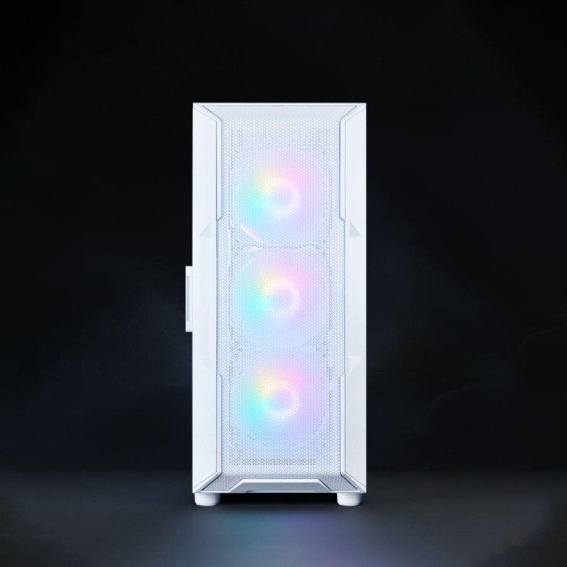 Zalman PC case I3 Neo ARGB V2 without PSU, 2xUSB3.0, 1x Type C, 4x120mm, ARGB, VGA 355mm, LCS ready, TG Side Panel, ATX, white (I3NEOARGBV2WHITE)