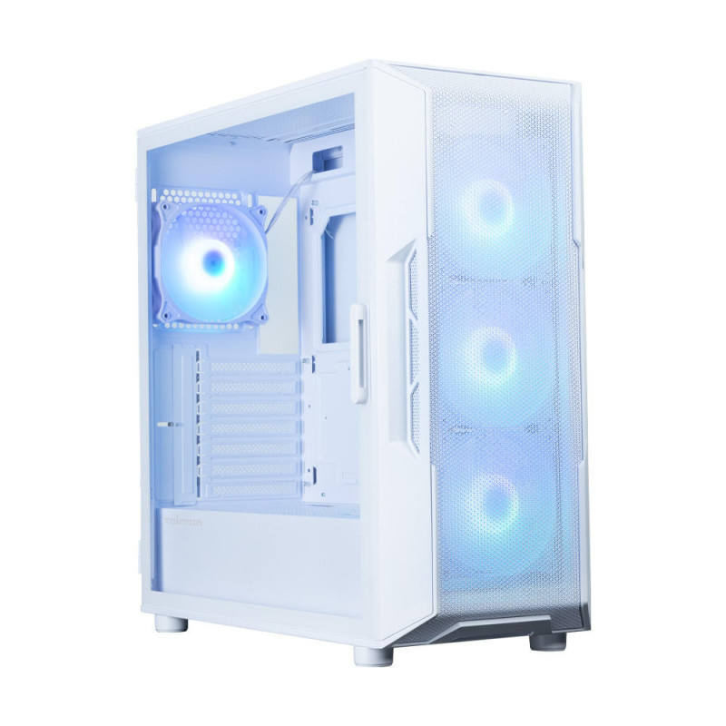 Zalman PC case I3 Neo ARGB V2 without PSU, 2xUSB3.0, 1x Type C, 4x120mm, ARGB, VGA 355mm, LCS ready, TG Side Panel, ATX, white (I3NEOARGBV2WHITE)