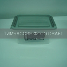 ARDESTO Контейнер для зберігання харчових продуктів ARDESTO Fresh 1.2л, пластик, прямокутна, сірий (AR1304R)