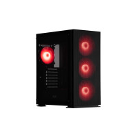2E Gaming Корпус Virtus Neo G3301N без БЖ 2xUSB3.0, 1xUSB2.0, 3x140мм ARGB, 1x120мм ARGB, VGA 340мм, LCS ready, контролер з пультом, TG Side Panel, ATX, чорний (2E-G3301N)