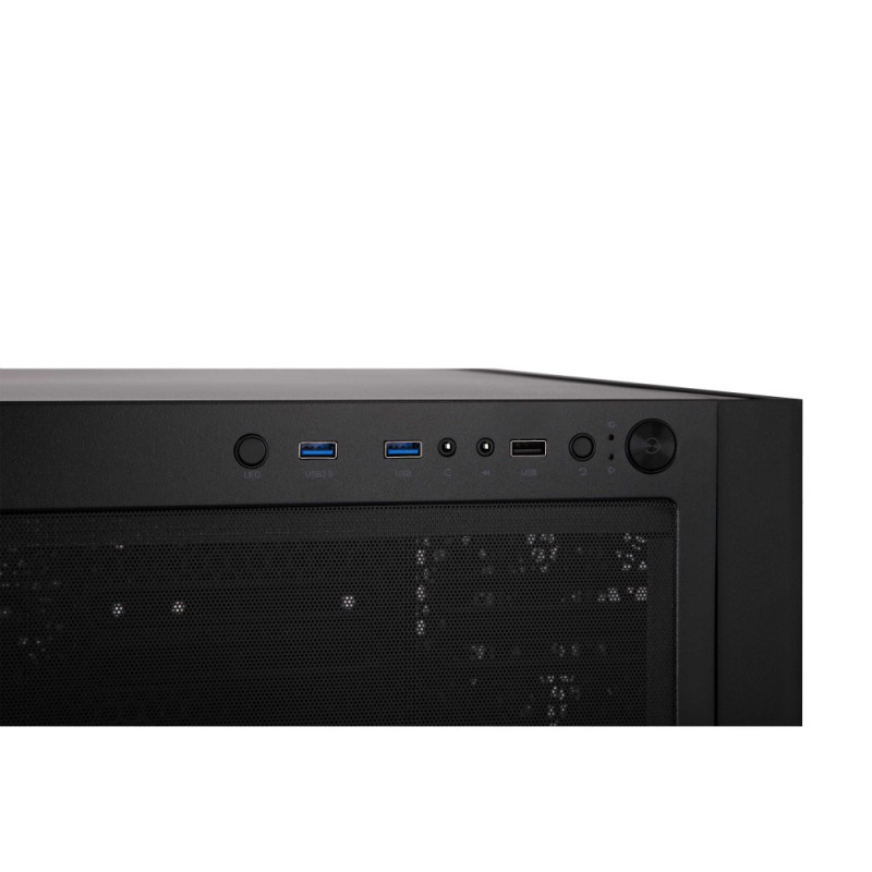 2E Gaming PC case Virtus Neo G3301N without PSU, 2xUSB3.0, 1xUSB2.0, 3x140mm ARGB, 1x120mm ARGB, VGA 340mm, LCS ready, controller with remote, TG Side Panel, ATX, black (2E-G3301N)