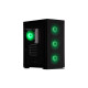 2E Gaming PC case Virtus Neo G3301N without PSU, 2xUSB3.0, 1xUSB2.0, 3x140mm ARGB, 1x120mm ARGB, VGA 340mm, LCS ready, controller with remote, TG Side Panel, ATX, black (2E-G3301N)