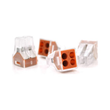Соединитель кабеля 4-pin аналог WAGO K773-104, 50штпак Voltronic (K773-104/50)