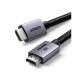 Кабель мультимедийный HDMI M to HDMI M 1.0m 8K black Ugreen (25908)