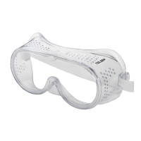 Tolsen safety glasses, anti-splinter, PVC, transparent (45074)