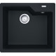 Franke Kitchen Sink Urban fragranite, rectang., no drainboard, 560х500х230mm, bowl - 1, over-mounted, black (114.0701.787)