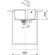 Franke Kitchen Sink Urban fragranite, rectang., no drainboard, 560х500х230mm, bowl - 1, over-mounted, black (114.0701.787)