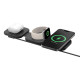 Belkin Зарядний пристрій бездротовий 3в1 Travel Pad Wireless Qi2 15Вт, чорний (WIZ024VFBK)