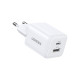 Зарядное устройство Ugreen X514 1xUSB-C PD20W + 1xUSB GaN white (65006)