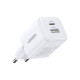 Зарядное устройство Ugreen X514 1xUSB-C PD20W + 1xUSB GaN white (65006)