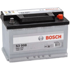 Bosch Акумулятор S3 12В 70А·год 640А R+ (0 092 S30 080) (0092S30080)