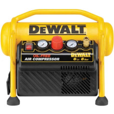 DeWALT Воздушный компрессор, безмасляный, 1100 Вт, 6 л, 170 л/мин, 8 бар, поршневой, 13 кг (DPC6MRC)