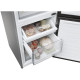 Candy Candy Ref with bottom freezer, 182.5x54.5х60, ref-197L, freez.-82L, 2doors, А+, NF, inox (CNCQ2T518EX)