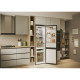 Candy Candy Ref with bottom freezer, 182.5x54.5х60, ref-197L, freez.-82L, 2doors, А+, NF, inox (CNCQ2T518EX)