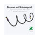 Патч-корд 0.5м, S/FTP cat 7 RJ-45 black Vention (ICDBD)