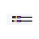 Патч-корд 0.5м, S/FTP cat 7 RJ-45 black Vention (ICDBD)