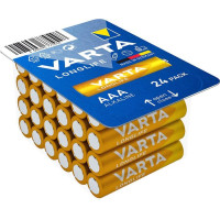 VARTA LONGLIFE AAA BLI 24 ALKALINE (04103301124)