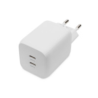 Digitus Зарядное устройство 2хUSB-C, 65W, GaN (DA-10063)