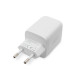 Digitus USB-C Mini charger, 2-Port, 65W 2x USB-C, 45W+20W, white (DA-10063)