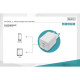 Digitus USB-C Mini charger, 2-Port, 65W 2x USB-C, 45W+20W, white (DA-10063)