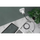 Digitus USB-C Mini charger, 2-Port, 65W 2x USB-C, 45W+20W, white (DA-10063)