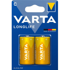 VARTA Батарейка Varta Longlife лужна C(LR14) блістер, 2шт (04114101422)