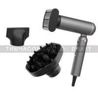 ARDESTO Hair Dryer Pink Touch, 1300W, 2 speeds, 3 heat setting, foldable handle, gray+pink (HD-R360PT)