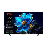 TCL TV 75  QLED 4K 60Hz Smart Google TV Black (75P71K)