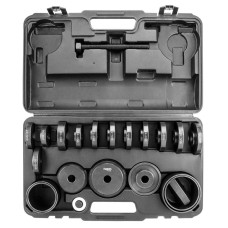 Neo Tools bearing and bushing installation and removal tool kit, 22pcs, 50-55-60-64-67-70-72-74-75-78-82-84-88mm, 8.96kg (11-690)