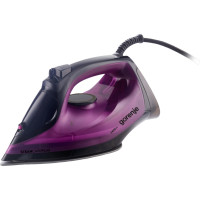 Gorenje Gorenje iron, 2400W, 450ml, steam boost -40g, constant steam - 180g, Anti-calc, ceramic soleplate, burgundyiron, 2400W, 450ml, steam boost -40g, constant steam - 180g, Anti-calc, ceramic soleplate, burgundy (SIK2400BKV)